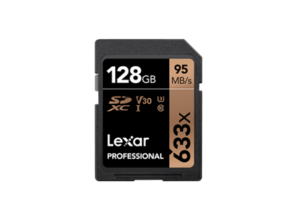 Picture of Lexar Professional 633x 128 GB SDXC UHS-I Class 10