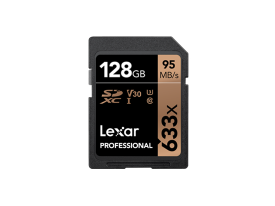 Picture of Lexar Professional 633x 128 GB SDXC UHS-I Class 10