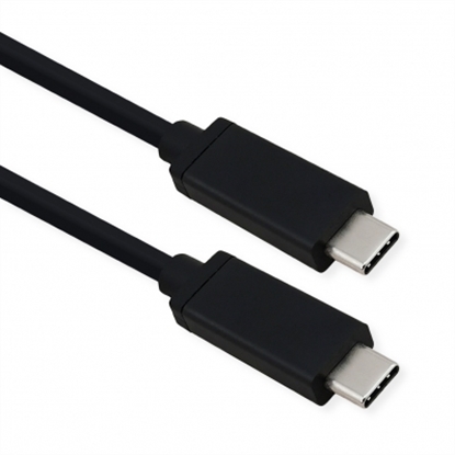 Attēls no ROLINE USB4 Gen 3 Cable, PD (Power Delivery) 20V5A, with Emark, C-C, M/M, 40 Gbi