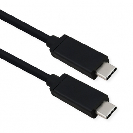 Picture of ROLINE USB4 Gen 3 Cable, PD (Power Delivery) 20V5A, with Emark, C-C, M/M, 40 Gbi