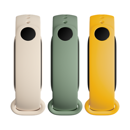 Picture of Xiaomi Opaski do Xiaomi Mi Band 5/6 3pak IvoryOliveYellow