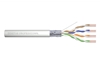 Изображение Kabel teleinformatyczny instalacyjny kat.5e, F/UTP, Eca, drut, AWG 24/1, PVC, 305m, szary, karton