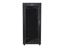 Attēls no Szafa instalacyjna rack stojąca 19 27U 600x600 czarna, drzwi szklane LCD (Flat pack)