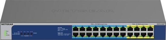 Picture of Netgear GS524UP Unmanaged Gigabit Ethernet (10/100/1000) Power over Ethernet (PoE) Grey