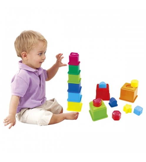 Изображение Piramīda attīstoša Animal Stacking Blocks 12m+ CB44286