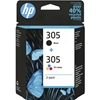 Изображение HP original ink 6ZD17AE, HP 305, 2-pack