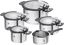 Attēls no ZWILLING SIMPLIFY 66870-005-0 Pots set Stainless steel 5 pcs. Silver Black