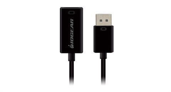 Picture of Kabel IOGear DisplayPort - HDMI 0.15m czarny (GDPHD4KA)