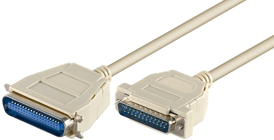 Picture of MicroConnect DB-25 - Centronics 36-pin, 2m, Szary (PRIGL2)