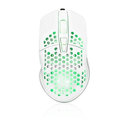 Picture of Logic Wired LM-STARR-ONE-LIGHT Gaming Mouse with USB / 1.8m / 6400 DPI / White