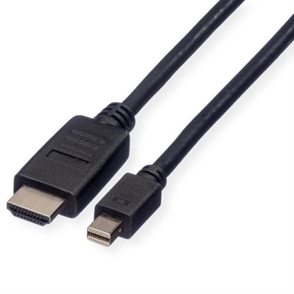 Attēls no ROLINE Mini DisplayPort Cable, Mini DP-HDTV, M/M, black, 4.5 m