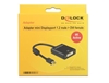 Picture of Delock Adapter mini Displayport 1.2 male  DVI female 4K Active black