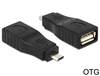 Изображение Delock Adapter USB Micro B male  USB 2.0 female OTG full covered