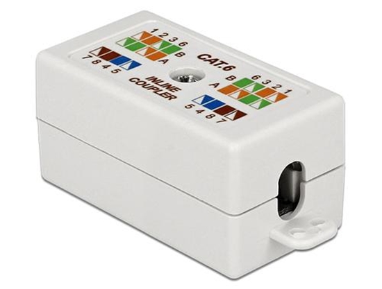 Picture of Delock Junction Box for network cable Cat.6 UTP LSA toolless