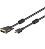 Изображение GB HDMI/DVI CABLE 2M, HDMI - DVI-D SINGLE-LINK (18+1 PIN), G