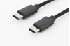 Изображение DIGITUS USB Type-C Anschlusskabel, Type-C - C, 1m, schwarz