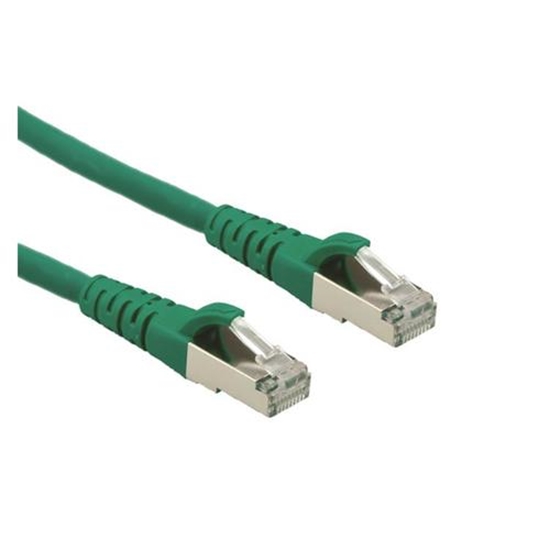 Изображение ROLINE S/FTP Patch Cord Cat.6A, Component Level, LSOH, green, 3.0 m