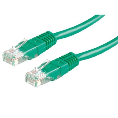 Picture of ROLINE UTP Patch Cord Cat.5e, green 5m