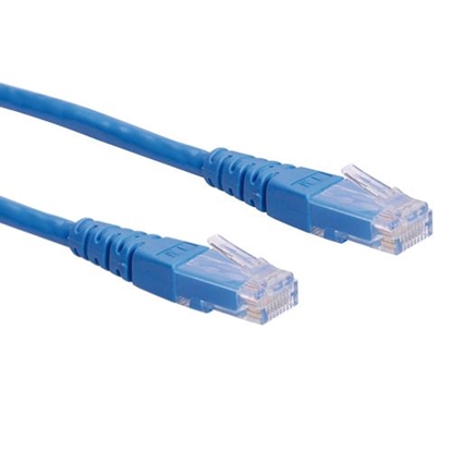 Attēls no ROLINE UTP Patch Cord Cat.6, blue 2m