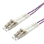 Attēls no VALUE Fibre Optic Jumper Cable, 50/125 µm, LC/LC, OM4, purple 10 m