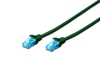 Изображение Patch cord U/UTP kat.5e PVC 1m Zielony 