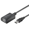 Attēls no Kabel USB Goobay USB-A - USB-A 5 m Czarny (68876)