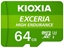 Изображение Karta Kioxia Exceria High Endurance MicroSDXC 64 GB Class 10 UHS-I/U3 A1 V30 (LMHE1G064GG2)