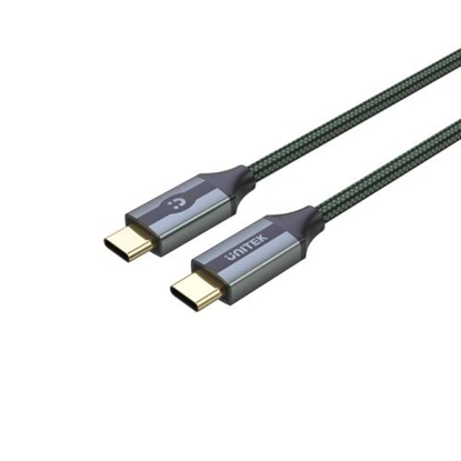 Attēls no UNITEK C14079GN USB cable 1 m USB 3.2 Gen 2 (3.1 Gen 2) USB C Green