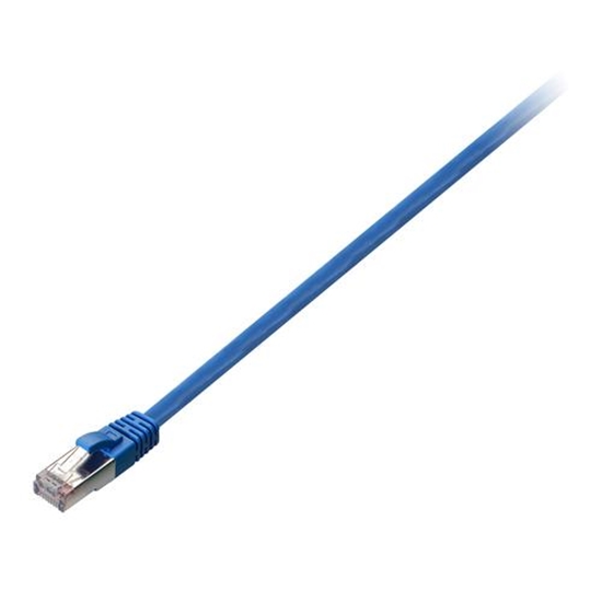 Picture of V7 Blue Cat6 Shielded (STP) Cable RJ45 Male to RJ45 Male 2m 6.6ft