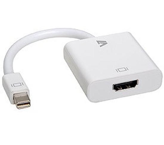 Picture of V7 White Video Adapter Mini DisplayPort Male to HDMI Female