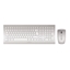 Attēls no CHERRY DW 8000 keyboard Mouse included RF Wireless QWERTY US English Silver, White