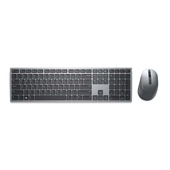 Picture of DELL KM7321W keyboard Mouse included RF Wireless + Bluetooth QWERTZ German Grey, Titanium