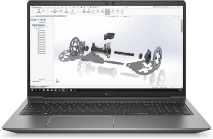 Изображение HP ZBook Power 15.6 inch G8 Mobile workstation 39.6 cm (15.6") Full HD Intel® Core™ i7 8 GB DDR4-SDRAM 256 GB SSD NVIDIA T600 Wi-Fi 6 (802.11ax) Windows 10 Pro Grey