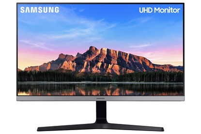 Picture of Samsung U28R550UQR LED display 71.1 cm (28") 3840 x 2160 pixels 4K Ultra HD Blue, Grey