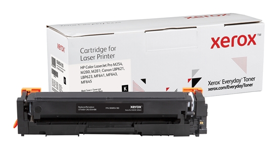 Изображение Everyday (TM) Black Toner by Xerox compatible with HP 202X (CF540X/CRG-054HBK)