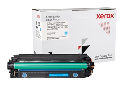 Изображение Everyday (TM) Cyan Toner by Xerox compatible with HP 508X (CF361X/ CRG-040HC)