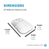 Picture of HP Z3700 Ceramic White Wireless Mouse