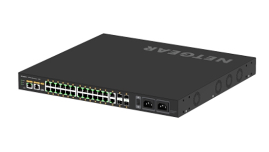 Picture of NETGEAR GSM4230UP Managed L2/L3 Gigabit Ethernet (10/100/1000) Power over Ethernet (PoE) 1U Black