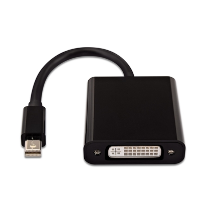 Attēls no V7 Black Video Adapter Mini DisplayPort Male to DVI-D Male