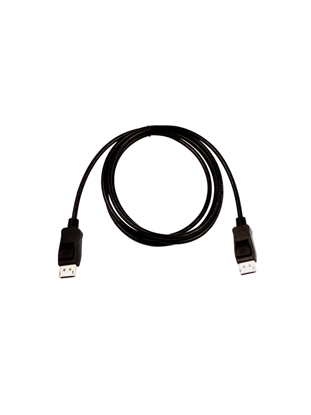 Picture of V7 Black Video Cable Pro DisplayPort Male to DisplayPort Male 2m 6.6ft