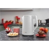 Изображение Gorenje | Kettle | K15DWW | Electric | 2200 W | 1.5 L | Plastic + metal | 360° rotational base | White