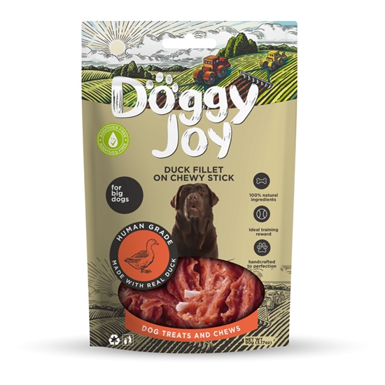 Picture of Gardums suņiem Doggy Joy nūjiņa, pīles filejas 90g