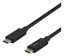 Attēls no Deltaco USBC-1503M USB cable 2 m USB 3.2 Gen 1 (3.1 Gen 1) Black