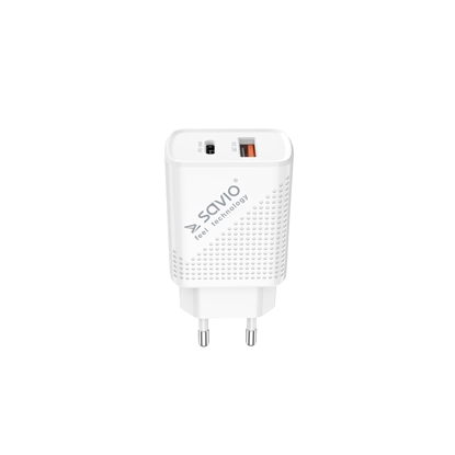 Attēls no SAVIO LA-04 USB Type A & Type C Quick Charge Power Delivery 3.0 Indoor