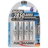 Picture of 1x4 Ansmann NiMH rech. battery 2850 Mignon AA 2650 mAh DIGITAL