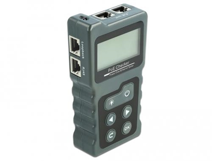 Attēls no Delock LCD Cable Tester RJ45 / PoE / DC