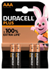 Изображение Duracell | Plus MN2400 | AAA | Alkaline | 4 pc(s)