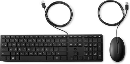 Picture of HP 320MK USB Wired Mouse Keyboard Combo - Black - US/RUS