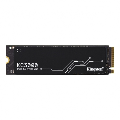 Picture of SSD|KINGSTON|KC3000|4TB|M.2|PCIE|NVMe|3D TLC|Write speed 7000 MBytes/sec|Read speed 7000 MBytes/sec|3.5mm|MTBF 1800000 hours|SKC3000D/4096G