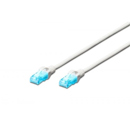 Attēls no Patch cord U/UTP kat.5e PVC 1m szary